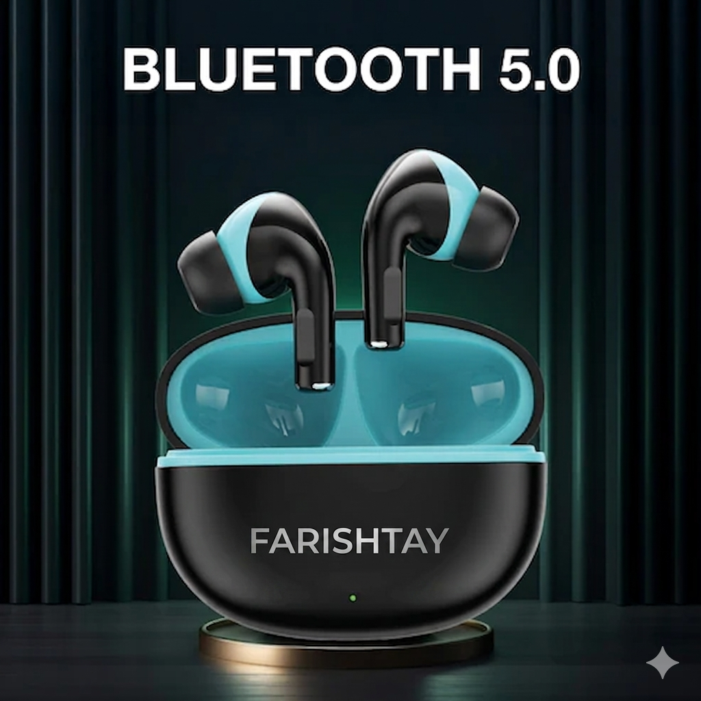 FARISHTAY Wireless Earbuds with Deep Bass & HD Sound